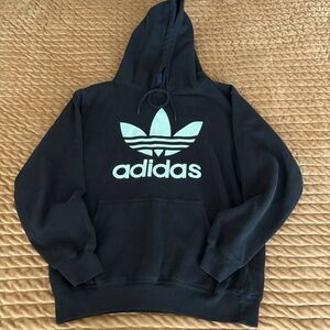 Black Adidas Trefoil Hoddie